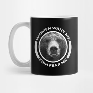 Women want me Fish fear me Mug